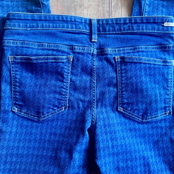 Anthropologie Pilcro and the Letterpress Houndstooth Mid-Rise Skinny Jean Sz 32 - Picture 7 of 9